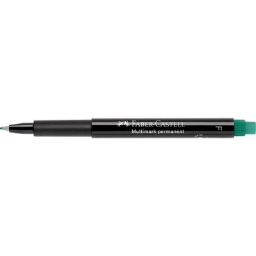 Faber Castell OHP Marker Permanent F, Green - Karout Online -Karout Online Shopping In lebanon - Karout Express Delivery