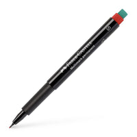Faber Castell OHP Marker Permanent S, Red - Karout Online -Karout Online Shopping In lebanon - Karout Express Delivery