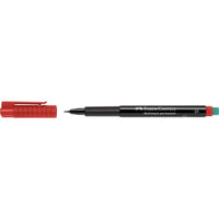 Faber Castell OHP Marker Permanent S, Red - Karout Online -Karout Online Shopping In lebanon - Karout Express Delivery
