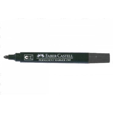 Faber Castle Permanent Marker Round Tip Black - Karout Online -Karout Online Shopping In lebanon - Karout Express Delivery