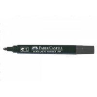 Faber Castle Permanent Marker Round Tip Black - Karout Online -Karout Online Shopping In lebanon - Karout Express Delivery