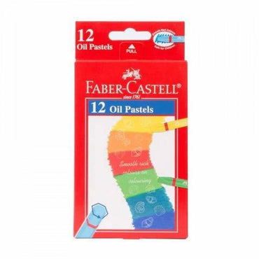 Faber Castell Oil Pastel Grip 74mm / 12 Colors / 05320 - Karout Online -Karout Online Shopping In lebanon - Karout Express Delivery
