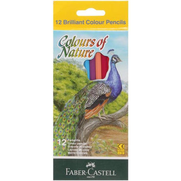 Faber Castle Long Color Pencils 12 Pieces / 134220 - Karout Online -Karout Online Shopping In lebanon - Karout Express Delivery