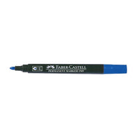Faber Castle Permanent Marker Round Tip Blue - Karout Online -Karout Online Shopping In lebanon - Karout Express Delivery