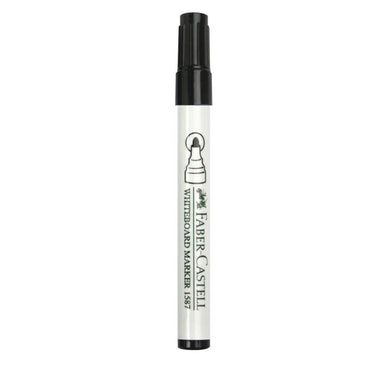 Faber Castell Whiteboard Marker Round Tip Black - Karout Online -Karout Online Shopping In lebanon - Karout Express Delivery