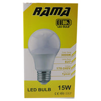 RAMA Led Bulb Warm Light 15 W - Karout Online -Karout Online Shopping In lebanon - Karout Express Delivery