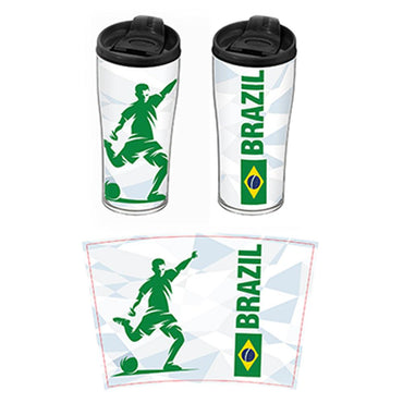 World Cup Herevin Coffee Mug - Brazil / 440 ML - Karout Online -Karout Online Shopping In lebanon - Karout Express Delivery