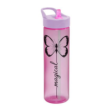 Herevin Patterned Flask with Straw- Magical 730 ml