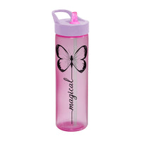 Herevin Patterned Flask with Straw- Magical 730 ml