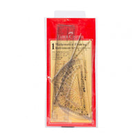 Faber Castell Geometry Set Plastic Wallet 4 pcs - Karout Online -Karout Online Shopping In lebanon - Karout Express Delivery