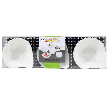 Porcelain Snack Bowl Seashell shape / 1658-3 - Karout Online -Karout Online Shopping In lebanon - Karout Express Delivery