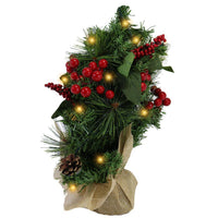 Christmas Plant Pot Light Up Decoration 40 cm.