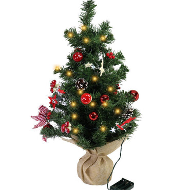 Christmas Plant Pot Christmas Light Up Tree 50 cm.