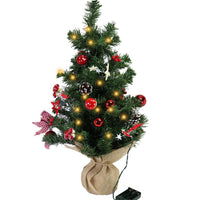 Christmas Plant Pot Christmas Light Up Tree 50 cm.