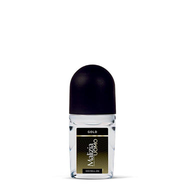 Malizia Uomo Gold Roll-On Glass 50ml - Karout Online -Karout Online Shopping In lebanon - Karout Express Delivery