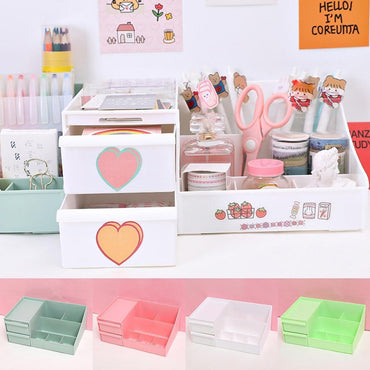 Creative Multi-function Penholder Desktop Debris Cute case Box Desk Desk Storage Drawer