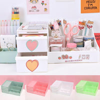 Creative Multi-function Penholder Desktop Debris Cute case Box Desk Desk Storage Drawer