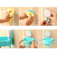 Hair Dryer Holder Rack with Suction Cup - Karout Online -Karout Online Shopping In lebanon - Karout Express Delivery