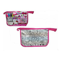 DIY PINK HELLO KITTY CAT BAG (4 COLOR CAN WASH WATER PEN).