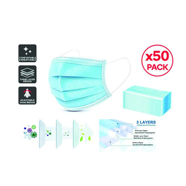 Disposable 3PLY Protective Mask.