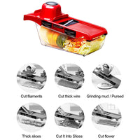**(NET)**10 in 1 Vegetable Cutter with Steel Blade Slicer Kitchen Accessories / 6918150222750 / 222759