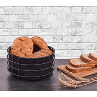 Stainless Steel Round Storage Basket - Karout Online -Karout Online Shopping In lebanon - Karout Express Delivery