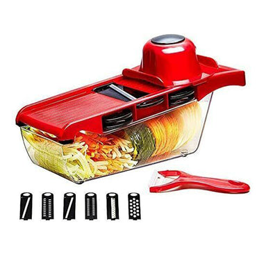 **(NET)**10 in 1 Vegetable Cutter with Steel Blade Slicer Kitchen Accessories / 6918150222750 / 222759