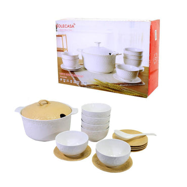 15 Pcs Soup Tureen Set.