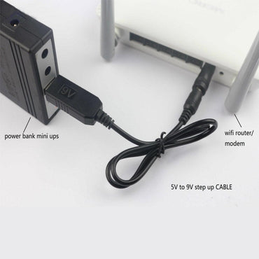 Cable From Power Bank To Wifi Router 9V - Karout Online -Karout Online Shopping In lebanon - Karout Express Delivery