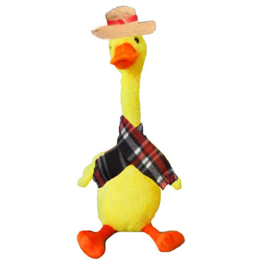 Dancing And Twisting Duck Luminous Voice Interaction Plush Toy (NET) - Karout Online -Karout Online Shopping In lebanon - Karout Express Delivery