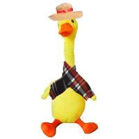 Dancing And Twisting Duck Luminous Voice Interaction Plush Toy (NET) - Karout Online -Karout Online Shopping In lebanon - Karout Express Delivery