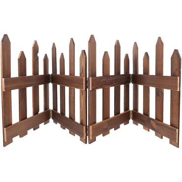 Christmas Outdoor Wood Fence 120 x 30 cm / C-253 - Karout Online -Karout Online Shopping In lebanon - Karout Express Delivery