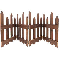 Christmas Outdoor Wood Fence 120 x 30 cm / C-253 - Karout Online -Karout Online Shopping In lebanon - Karout Express Delivery