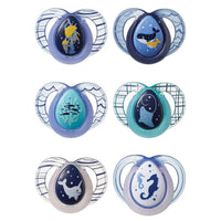 Tommee Tippee 433362 Set Of Closer to Nature Night Time Baby Pacifiers 2 Pcs / 33629 - Karout Online -Karout Online Shopping In lebanon - Karout Express Delivery