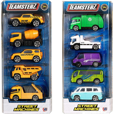 Teamsterz Set Of 5 Cars - Karout Online -Karout Online Shopping In lebanon - Karout Express Delivery