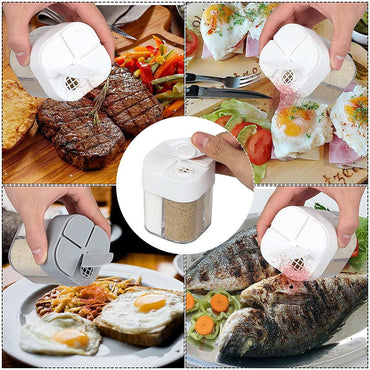 Four in One Flip Top Plastic Seasoning Jar - Karout Online -Karout Online Shopping In lebanon - Karout Express Delivery