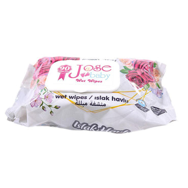 Jose Baby Wet Wipes 90 Pcs - Karout Online -Karout Online Shopping In lebanon - Karout Express Delivery