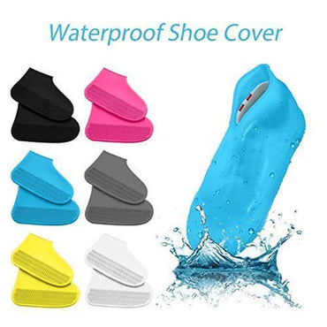 2 Pairs Silicone Shoe Covers Reusable Waterproof No-Slip Rubber Rain Shoe Covers - Karout Online -Karout Online Shopping In lebanon - Karout Express Delivery
