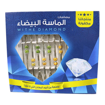 White Diamond Mate Lollipop Set (12 Pcs) - Karout Online -Karout Online Shopping In lebanon - Karout Express Delivery