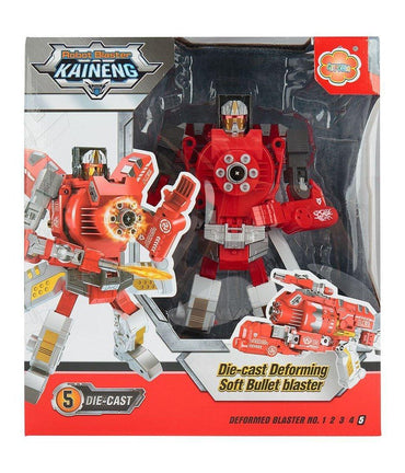 DIE-CAST Transformer soft bullet gun.