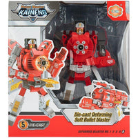 DIE-CAST Transformer soft bullet gun.