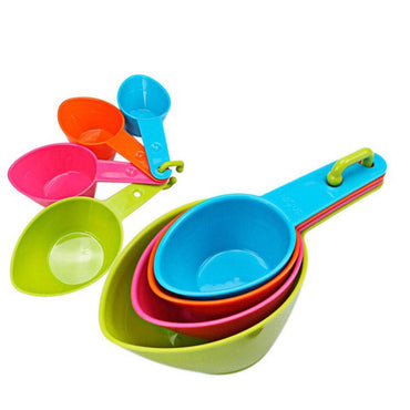Measuring Cups  Set 4 Pcs  Kitchen Tool Scoop / 22FK091 - Karout Online -Karout Online Shopping In lebanon - Karout Express Delivery
