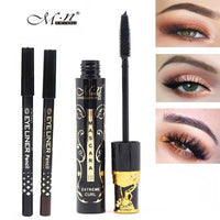 Menow Extreme Curl Mascara+Black & Brown Pencil Makeup/54940 - Karout Online -Karout Online Shopping In lebanon - Karout Express Delivery