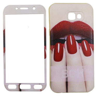 Phone Cover For Samsung A7 2017 2 in 1 Back And Front - Karout Online -Karout Online Shopping In lebanon - Karout Express Delivery