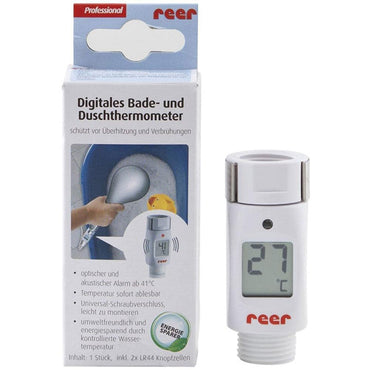 Reer 70613 Digital Bath and Shower Thermometer with Optical and Acoustic Alarm - Karout Online -Karout Online Shopping In lebanon - Karout Express Delivery