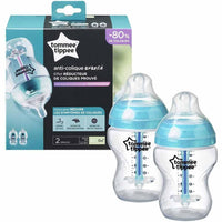 Tommee Tippee Combat Anti-Colic Feeding Bottle 260ml Pack Of 2 / 25252 - Karout Online -Karout Online Shopping In lebanon - Karout Express Delivery