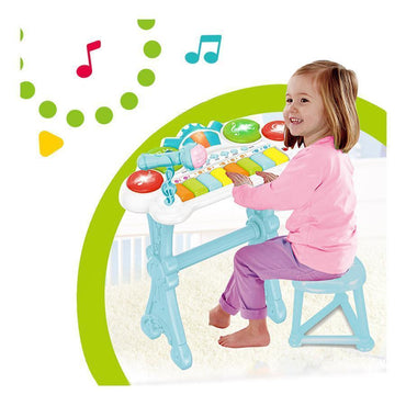 Electronic Organ Light Keyboard Musical Instrument.