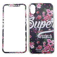 Phone Cover For Iphone X 2 in 1 Back And Front - Karout Online -Karout Online Shopping In lebanon - Karout Express Delivery