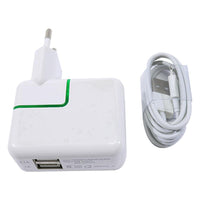10W Charger 2 USB Power Adapter With IOS Cable - Karout Online -Karout Online Shopping In lebanon - Karout Express Delivery