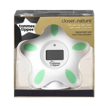 Tommee Tippee Closer To Nature Bath & Room Thermometer Baby Digital Star - Karout Online -Karout Online Shopping In lebanon - Karout Express Delivery